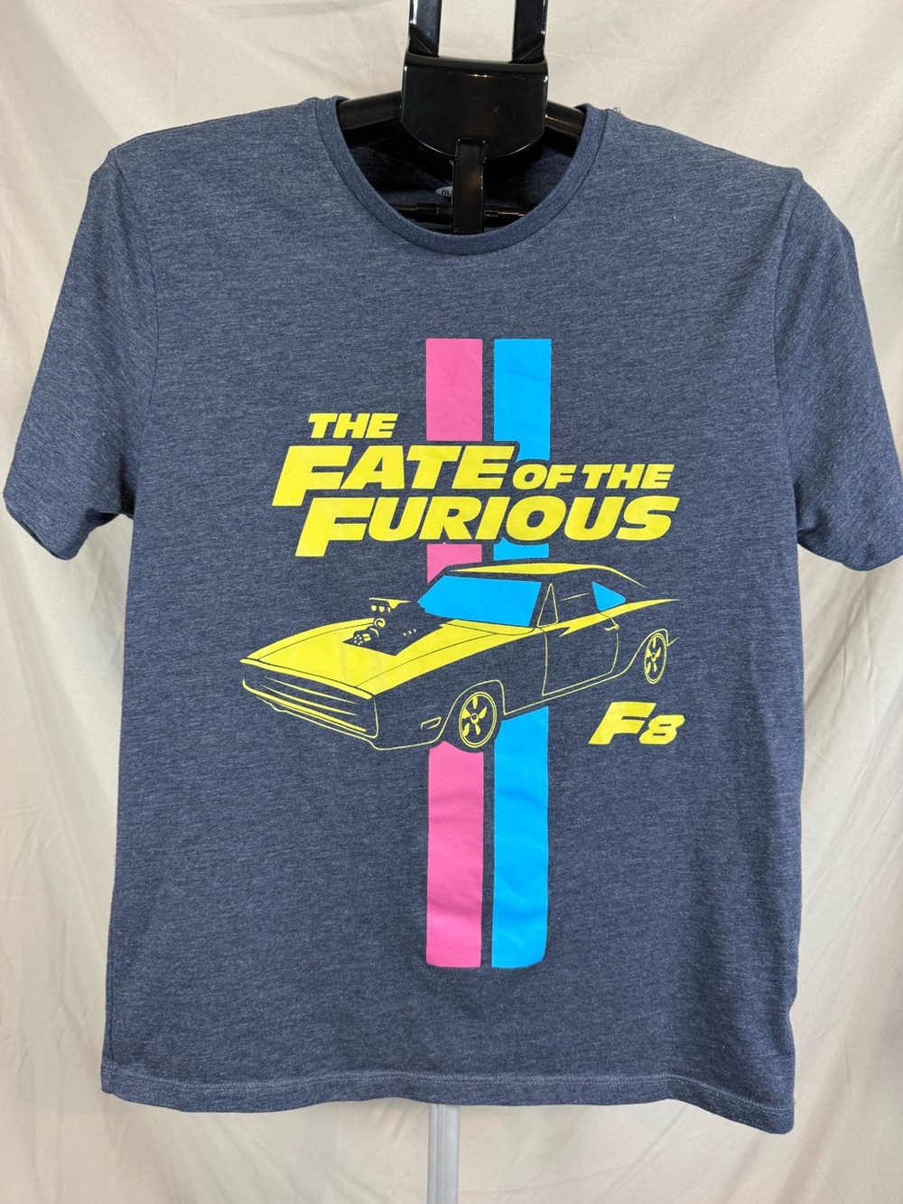 Old Navy “The Fate of the Furious” Graphic‎ T-Shirt - Heathered Blue - Medium